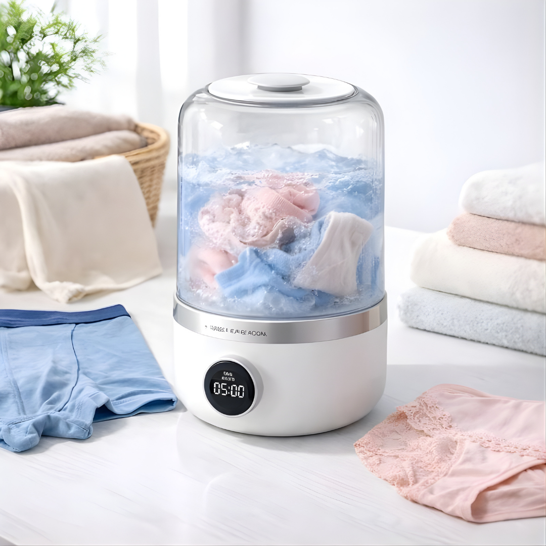 FreshWash™ – Mini Washer for Underwear & Socks