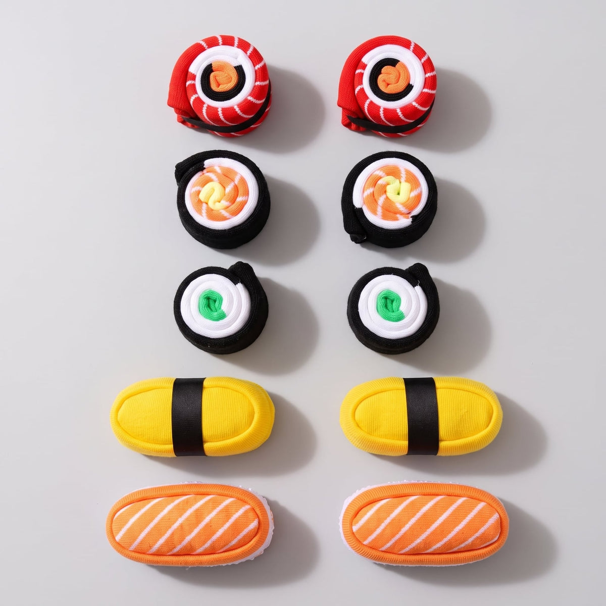 Eazypeasy Sushi Socks, 5 pairs