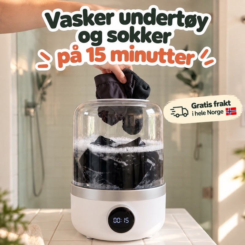 Eazypeasy Minivaskemaskin for undertøy og sokker
